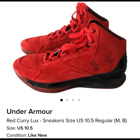 Curry Red Sneakers